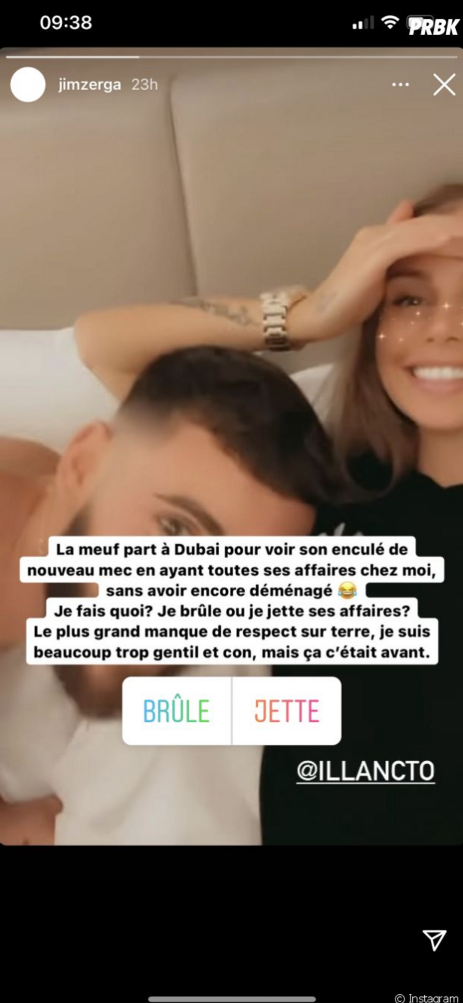 Capture d'écran IG